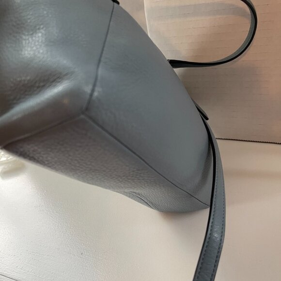 Coach Leather Small 2-way Handbag Baby Blue - Picture 9 of 12